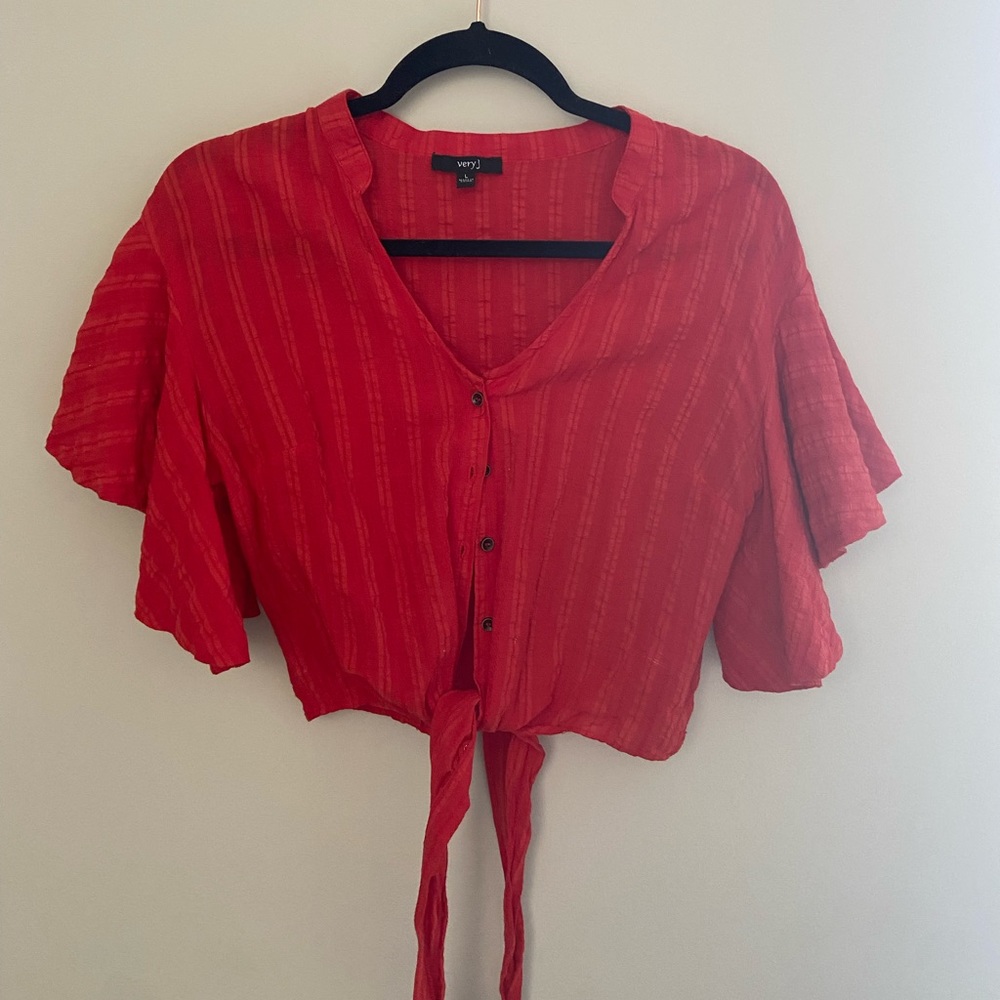 Boutique Cropped Blouse
